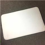 White Blank Flannel Coral Fleece Memory Foam Printable Doormats Door Floor Mats for DIY Custom Sublimation Printing
