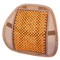 car waist wooden beads seat lumbar support cushion pillow massage back headrest