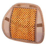 car waist wooden beads seat lumbar support cushion pillow massage back headrest