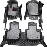 Perodua Aruz 5D PLUS Car Floor Mat Carpet Full Set (Black + Red Lining)