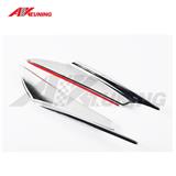 2018 New Car Accessories Universal Carbon Fiber Front Bumper Fins Carnards