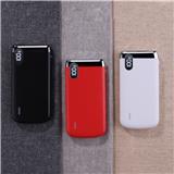 Dual USB ports 10000mAh 5V-12V QC3.0 PD fast charge mobile power bank with USB&Type-C input interfaces