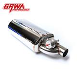 Dual stainless steel diesel engine dual exhaust muffler