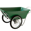two wheels farm tool garden hand wheel barrow garbage wheelbarrow