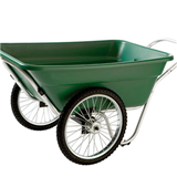two wheels farm tool garden hand wheel barrow garbage wheelbarrow