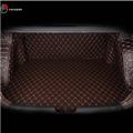 Custom diamond all round car trunk mats boot liner cargo mats for VW Jetta and Santana