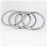 For Nissan X-Trail T32 2014-2017 ABS Chrome Car door inner speaker audio Horn ring Cover Trim car Accessories 4Pcs/Set