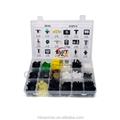 HE60 China Supplier Pom Auto Clips Plastic Fasteners Kit Assorted Nylon rivets 353pcs
