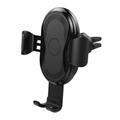 Hot New Mount Air Vent Gravity Phone holder with QI wireless charger for wireless mobile car charger