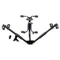 Car bike rack steel 3 bikes rear trunk mounted bicycle car carrier