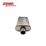 SS409 remote control exhaust car muffler with valve