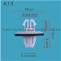 Auto Parts Japan Cars Aftermarket Parts Fender Clip Fastener
