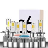 12V 36W White Yellow Dual Color Headlight H4 Hi Lo LED Bulb